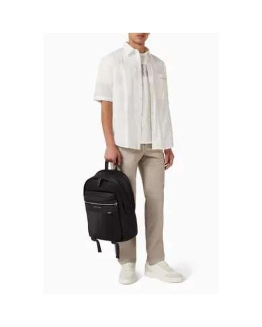 ARMANI EXCHANGE Black Backpacks for men