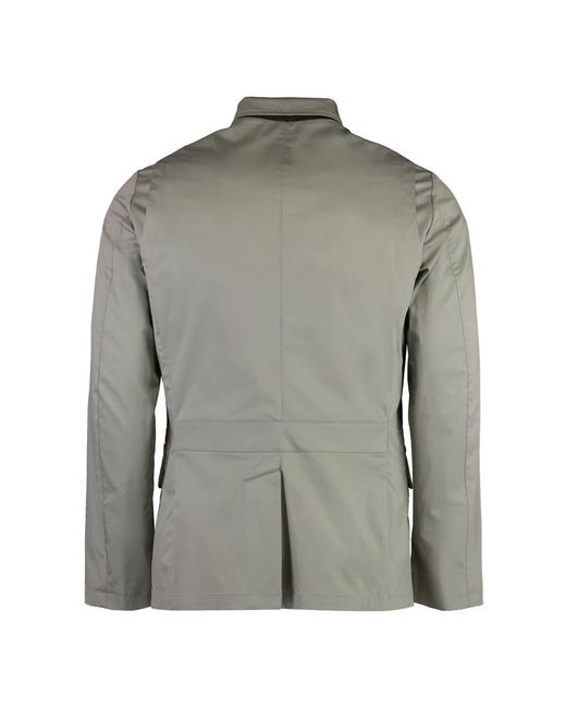 Moorer Gray Light Jackets for men