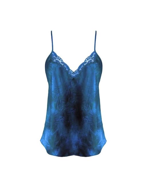 Sleeveless Tops Mes Demoiselles en coloris Blue
