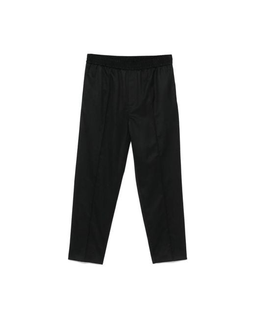 A.P.C. Black Straight Trousers for men