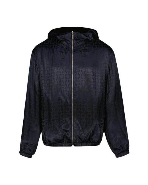 Givenchy Jassen ,Zwart ,Omkeerbare 4G Print Jas in het Blue voor heren
