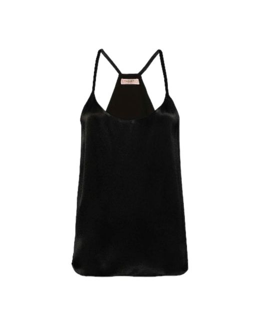 Twinset Black Sleeveless Tops