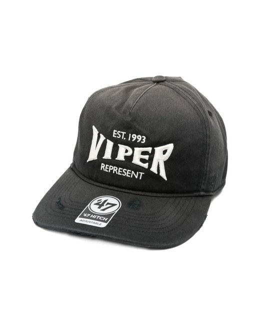 Represent Bestickte Kappe in Black für Herren