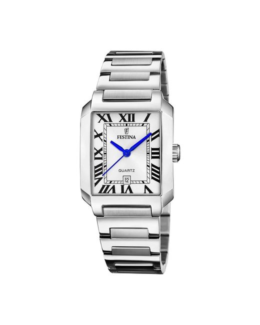 Festina Gray Quadratische Uhr Elegant Und Funktional