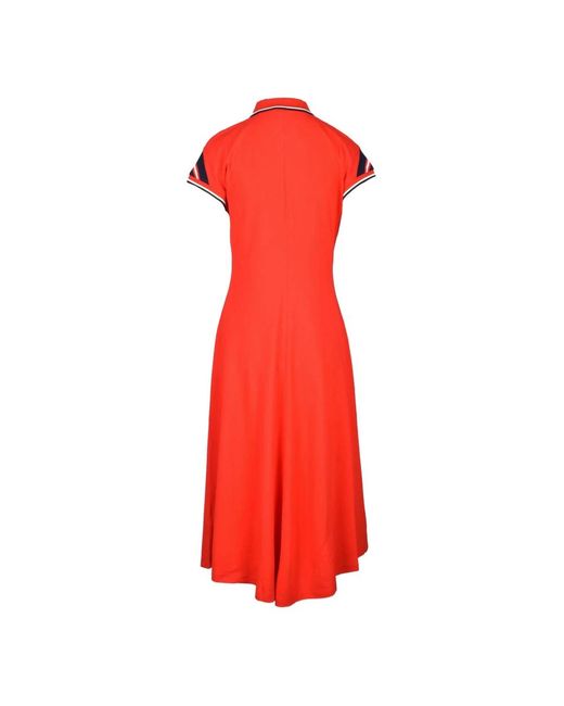 Tommy Hilfiger Red Midi Dresses