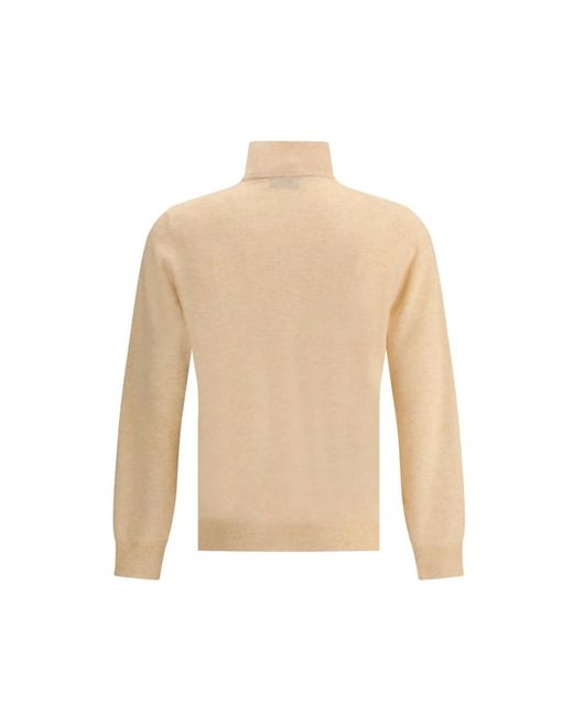 Cashmere Knitwear Brunello Cucinelli de hombre de color Natural