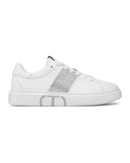 Twin Set White Sneakers for men