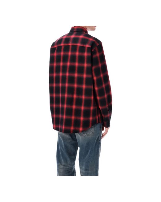 DIESEL Red Casual Shirts for men