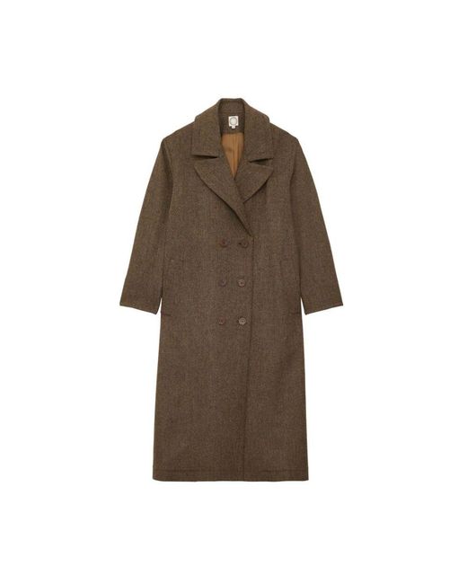 Double-Breasted Coats Ines De La Fressange Paris en coloris Brown