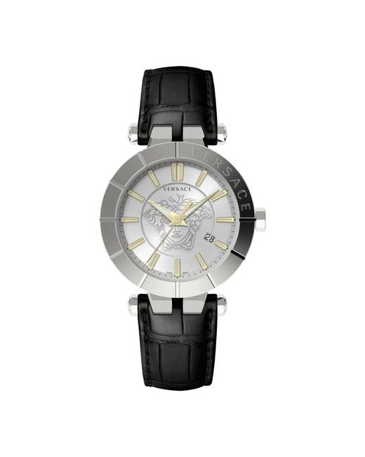 Versace V-Race 43 Mm Uhr in Gray für Herren