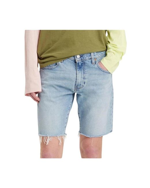 Levi's Blue Denim Shorts for men