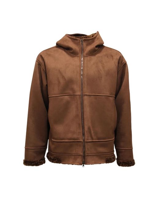 Herno Brown Light Jackets for men