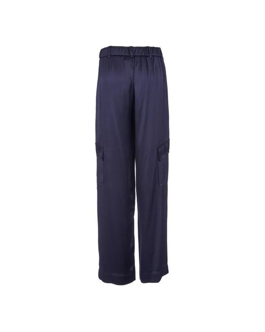 Ottod'Ame Blue Wide Trousers