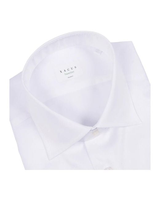 Xacus White Formal Shirts for men