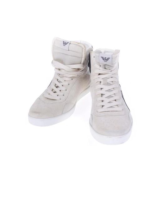 Armani Jeans Lace-up boots in White für Herren