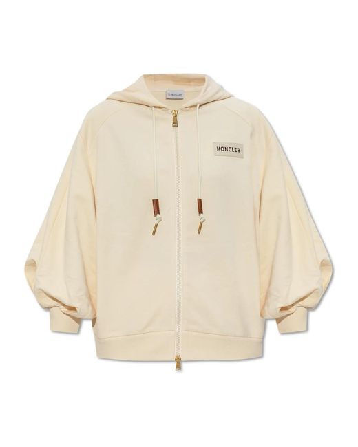 Moncler Zip-Throughs in het Natural