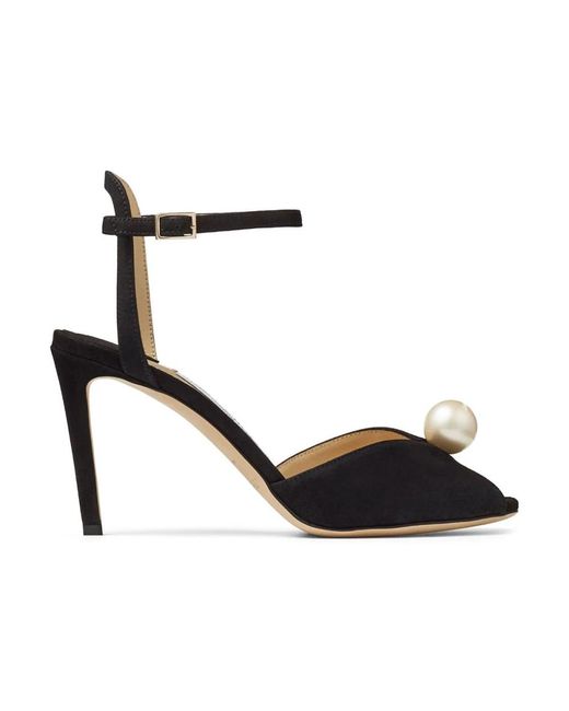 Jimmy Choo Black High Heel Sandals