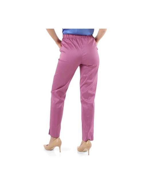 Trousers > slim-fit trousers Emme Di Marella en coloris Purple