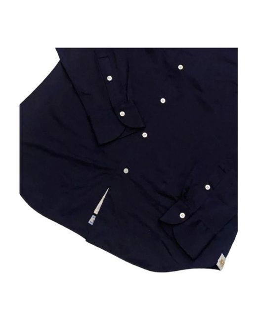 La Martina Blue Casual Shirts for men