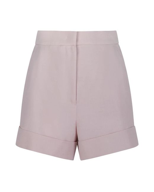 Max Mara Purple Short Shorts