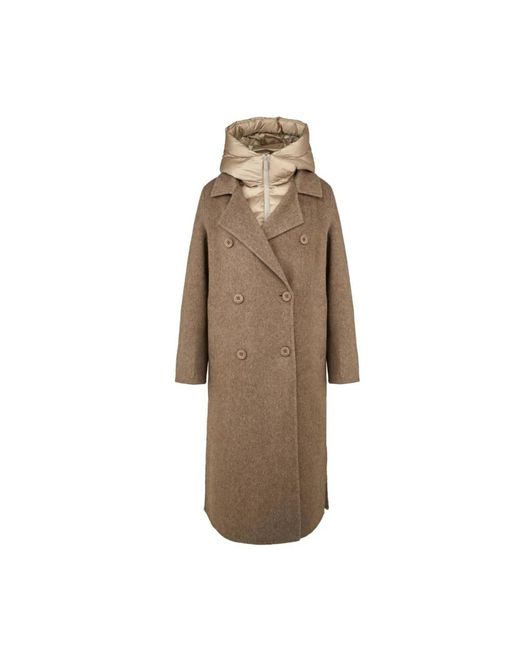 Double-Breasted Coats Bomboogie de color Brown