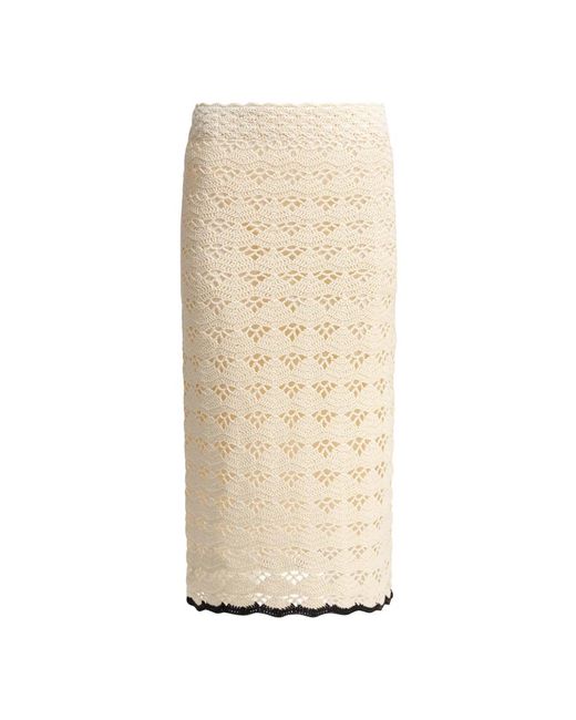 Zimmermann Natural Midi Skirts