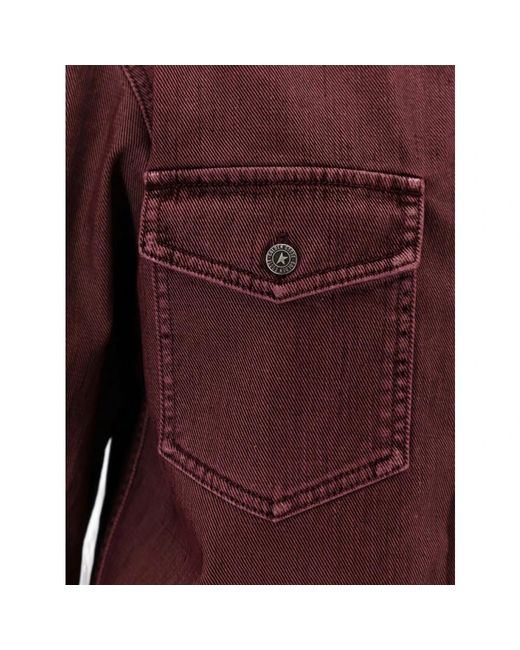 Golden Goose Deluxe Brand Purple Light Jackets