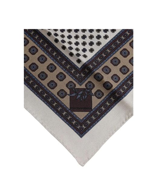 Dolce & Gabbana Metallic Silky Scarves for men