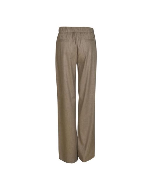 Fay Brown Straight Trousers