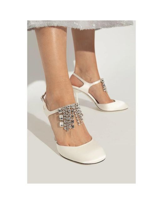 Jimmy Choo White Pumps