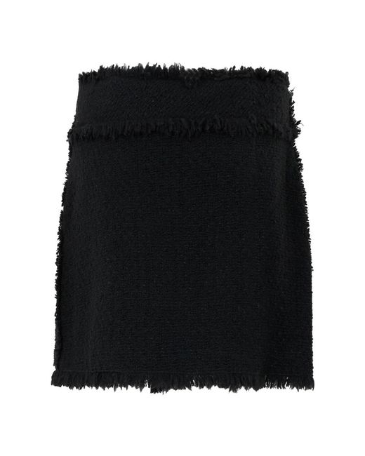 Alberta Ferretti Black Short Skirts