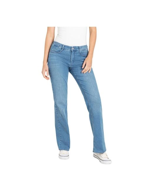 Boot-Cut Jeans di M·a·c in Blue