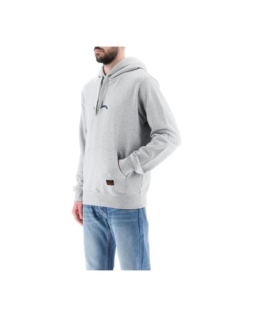 Evisu Stylische hoodies für den alltag in Gray für Herren