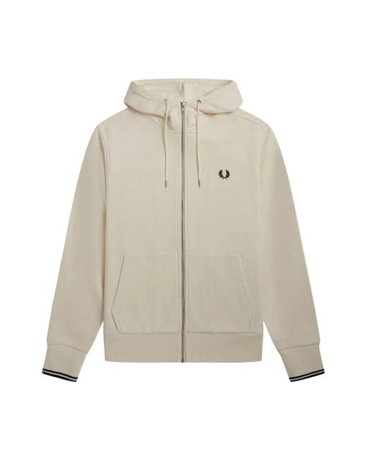 Fred Perry Natural Zip-Throughs for men