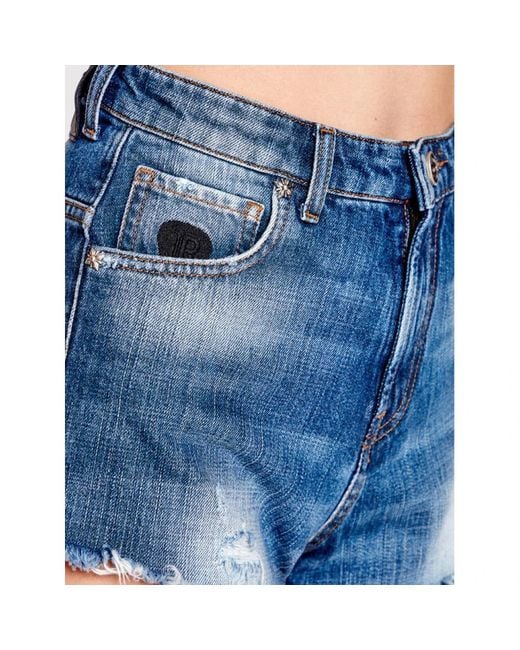 John Richmond Blue Denim Shorts