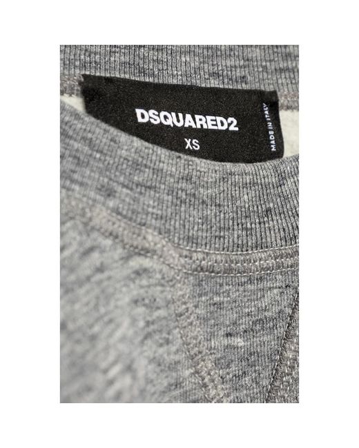 DSquared² Gray Sweatshirt mit logo