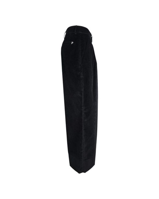 Dondup Black Wide Trousers