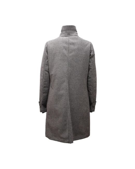 Herno Gray Single-Breasted Coats