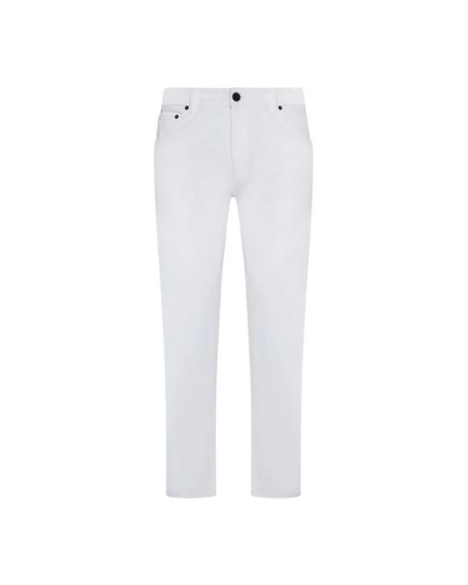 Rebel bianco regular fit jeans di PT Torino in White da Uomo