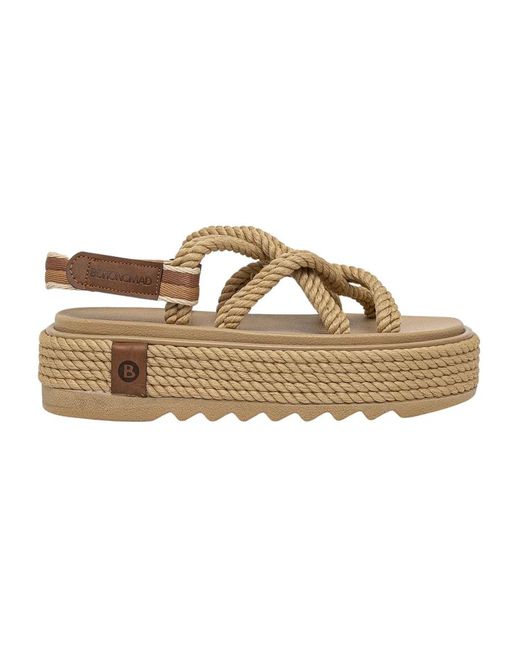 Flat Sandals Bohonomad en coloris Brown