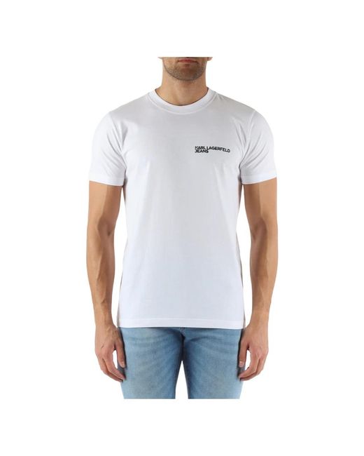 Tops > t-shirts Karl Lagerfeld pour homme en coloris White