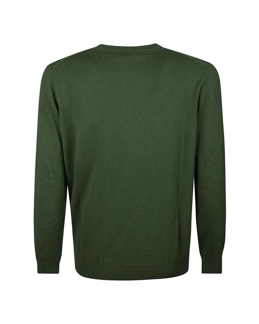 Kangra Feiner Wollpullover Mit Rundhalsausschnitt in Green für Herren
