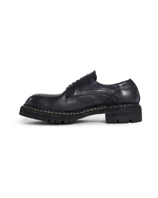 Shoes > flats > laced shoes Guidi pour homme en coloris Black