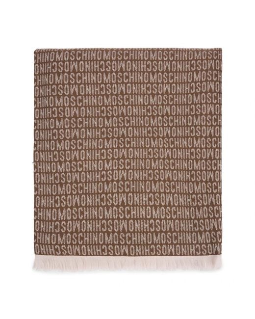 Moschino Brown Winter Scarves