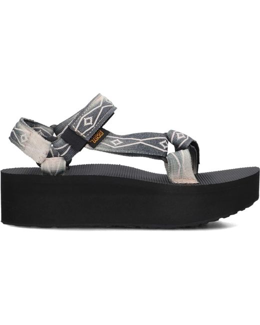 Teva Flat Sandals in het Black