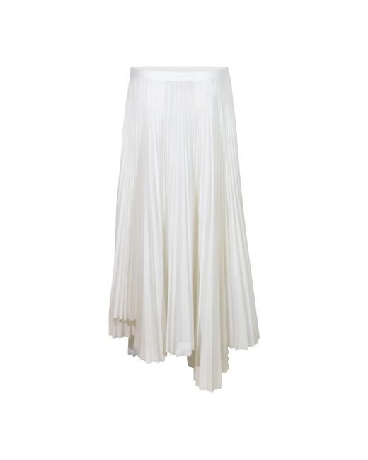 Maxi Skirts Plan C de color White