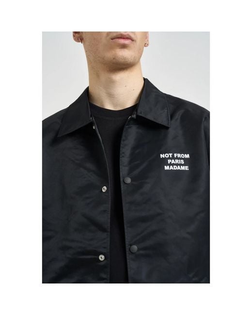 Drole de Monsieur Black Light Jackets for men