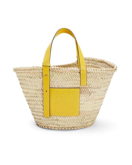 Loewe Yellow Basket BAG Canvas