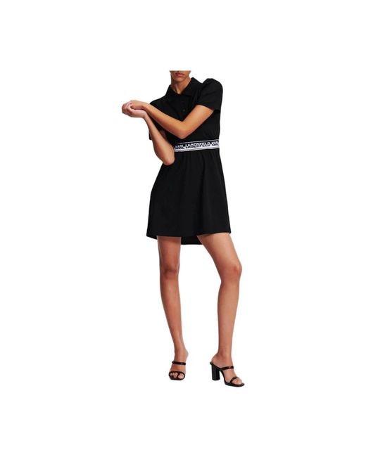 Karl Lagerfeld Black Shirt Dresses