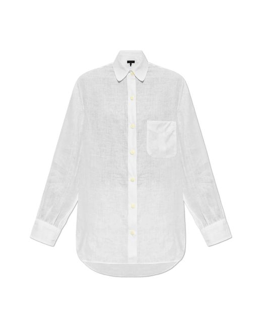 Camisa de lino 'maxine' Rag & Bone de color White